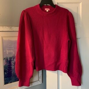J. Crew large 100% cashmere mulberry sweater!!